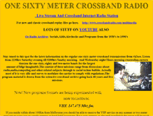 Tablet Screenshot of crossbandradio.com